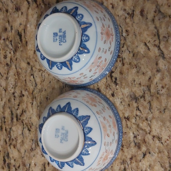 Vintage Chinese soup 2 bowls - Picture 4 of 7